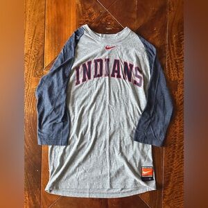 Cleveland Indians 3/4 sleeve Shirt